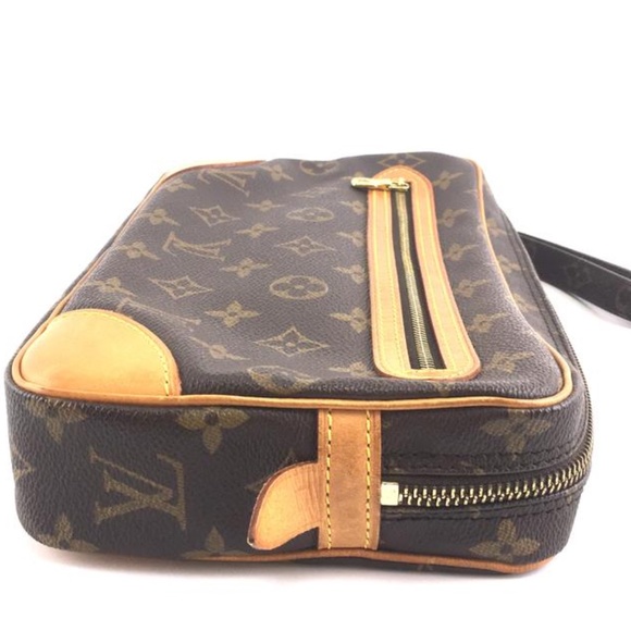 Pochette Hand Dragonne Monogram Canvas Clutch - Picture 7 of 12
